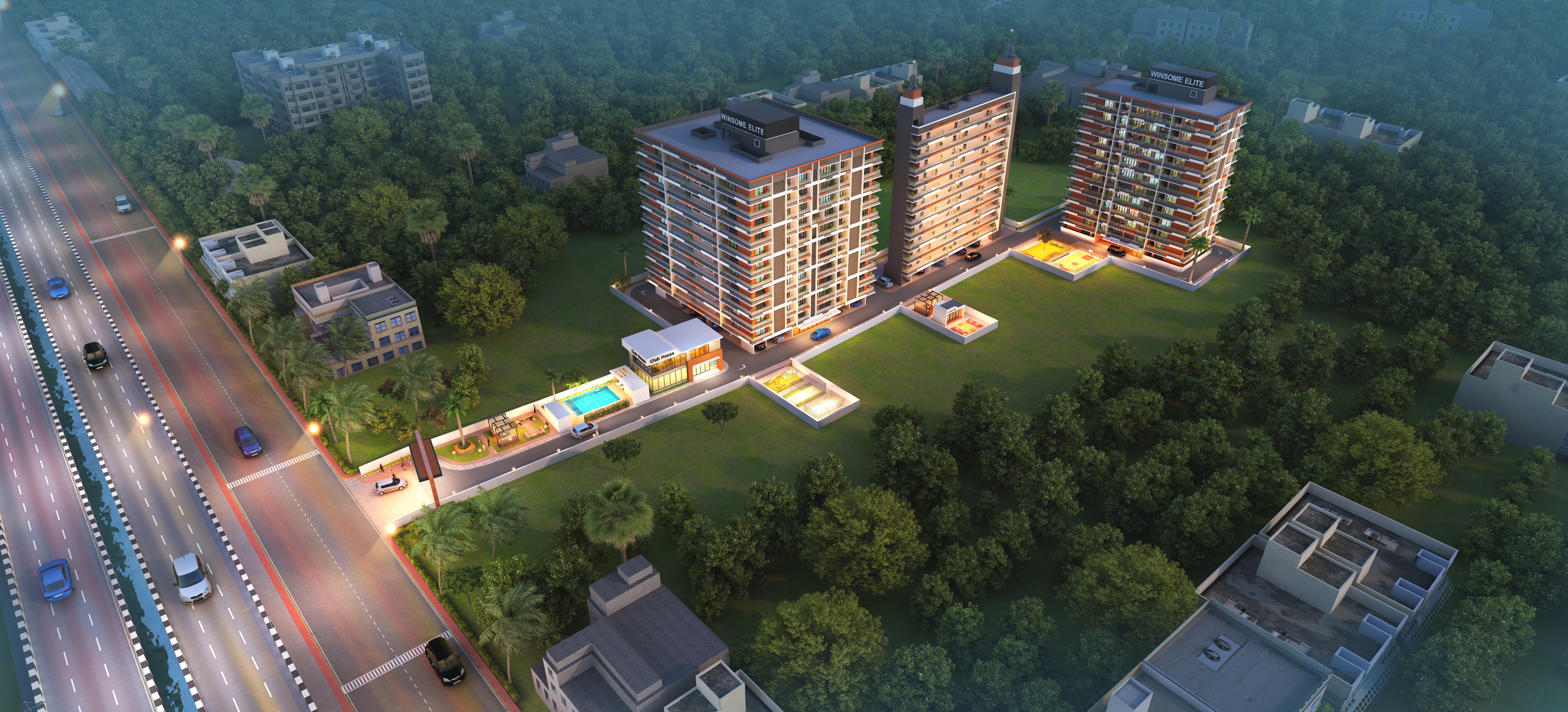 Winsome Elite - Aerial Exterior View